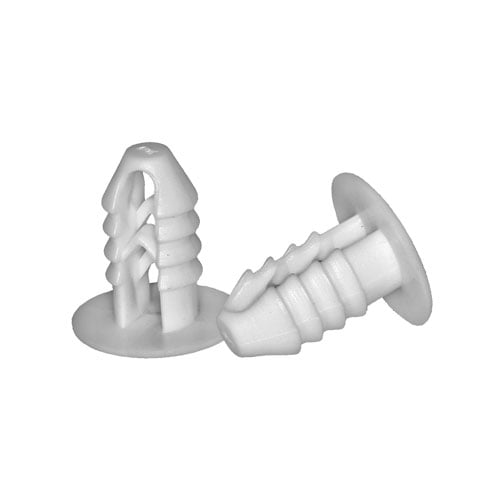 Kopča tapacirunga spoljna bela Ø8